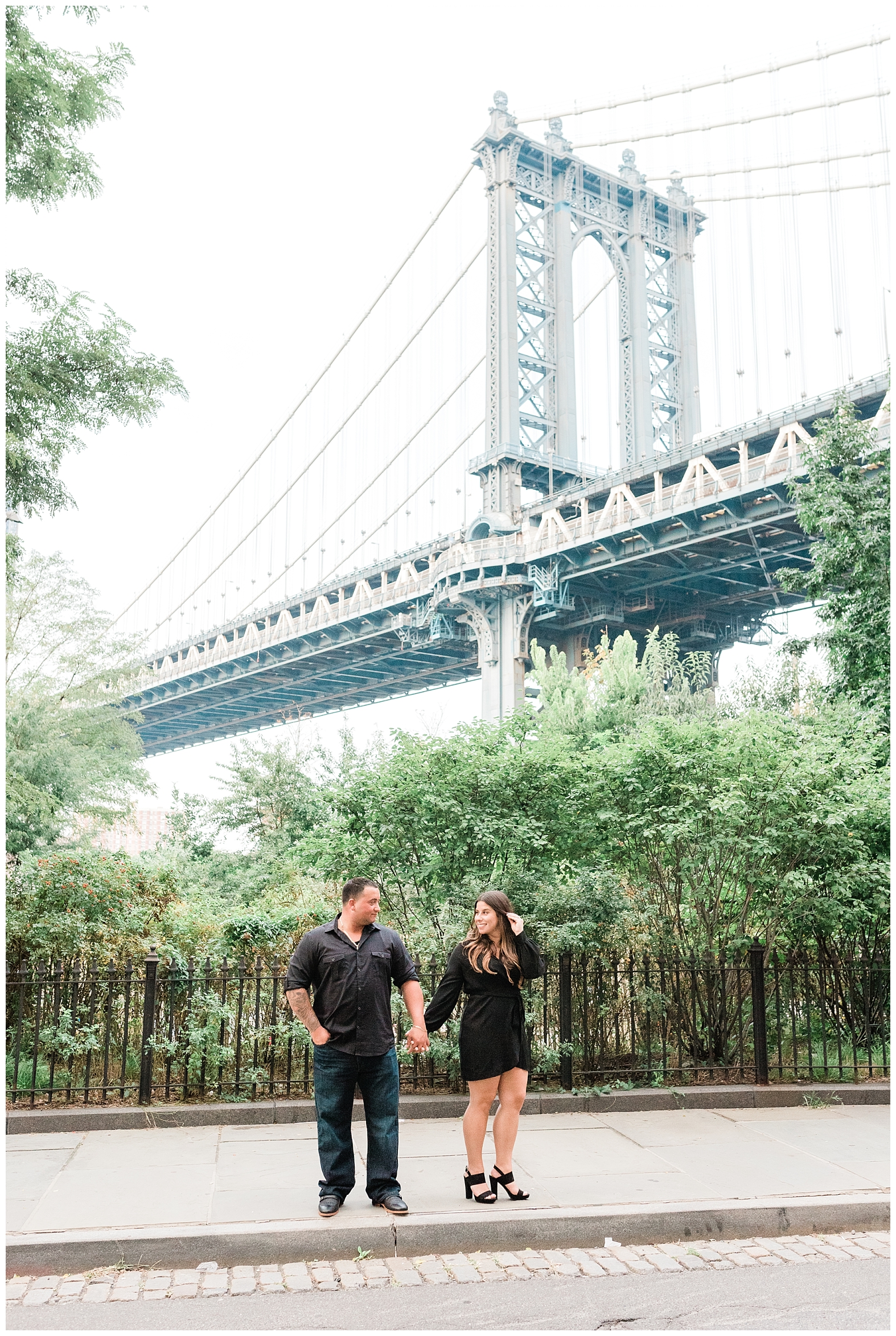Brooklyn, Engagement Session, Manhattan Bridge, NYC, DUMBO, City, New York, Photographer, Photo