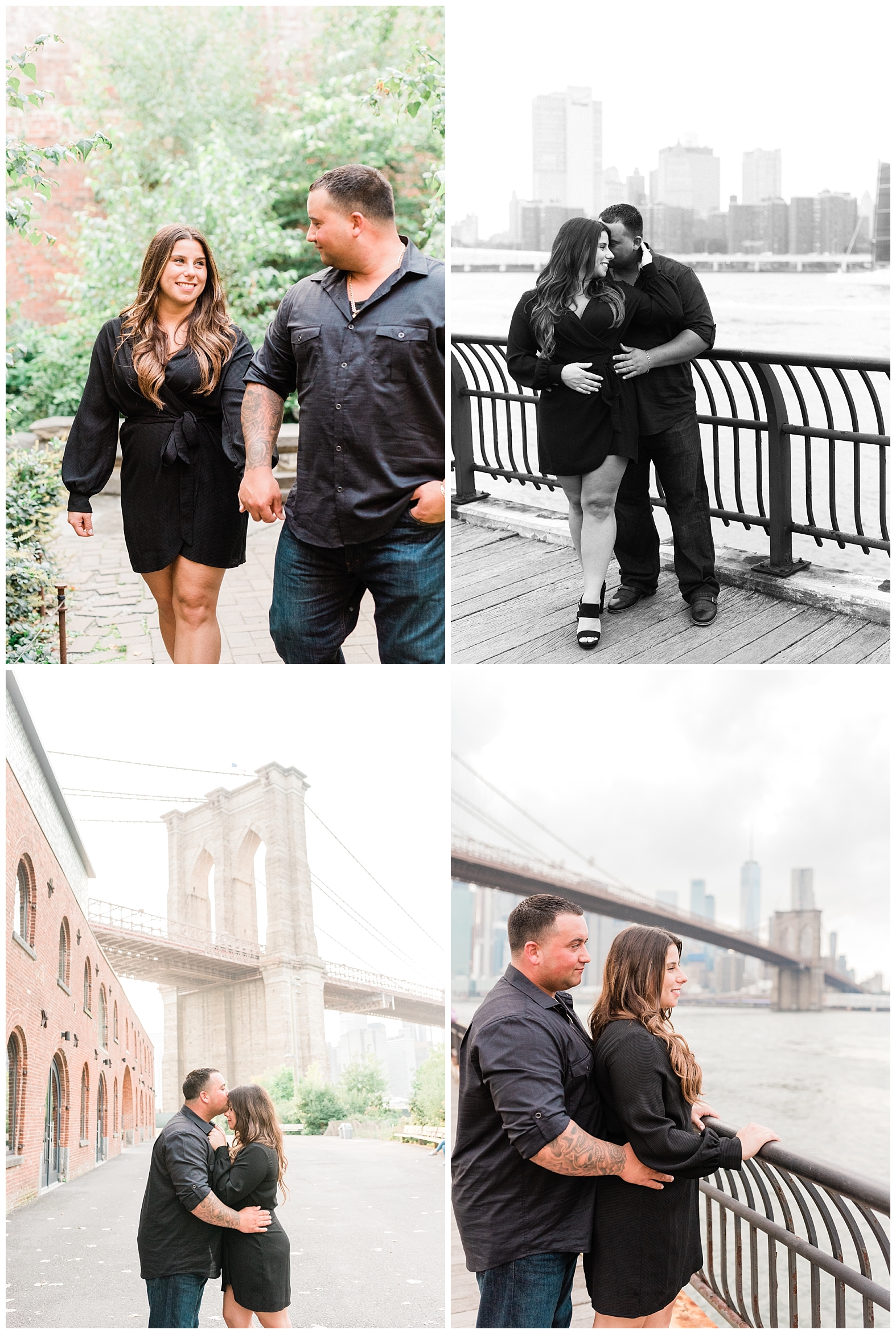 Brooklyn, Engagement Session, Brooklyn Bridge, Skyline, NYC, DUMBO, City, New York, Photographer, Photo