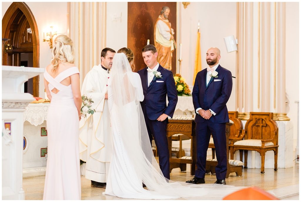 Estate at Florentine Gardens Wedding, River Vale, New Jersey, Wedding Photographer, Groom Details, Catholic, vows