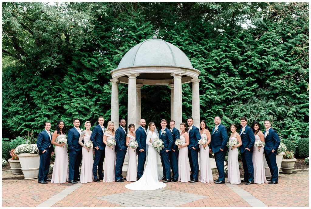 Estate at Florentine Gardens Wedding, River Vale, New Jersey, Wedding Photographer, Wedding Party, Bridesmaids, Groomsmen