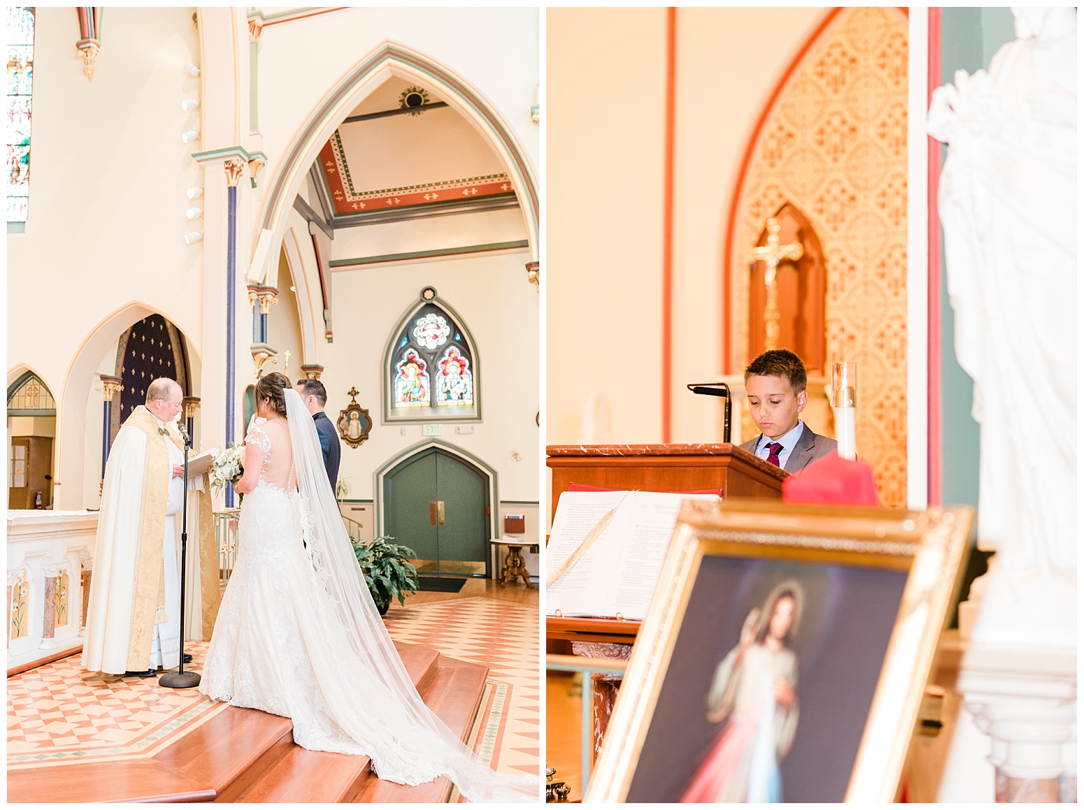 Catholic, Ceremony, Church, Morristown, New Jersey, NJ, Olde Mill Inn, Photo, Photographer, Wedding, Readings