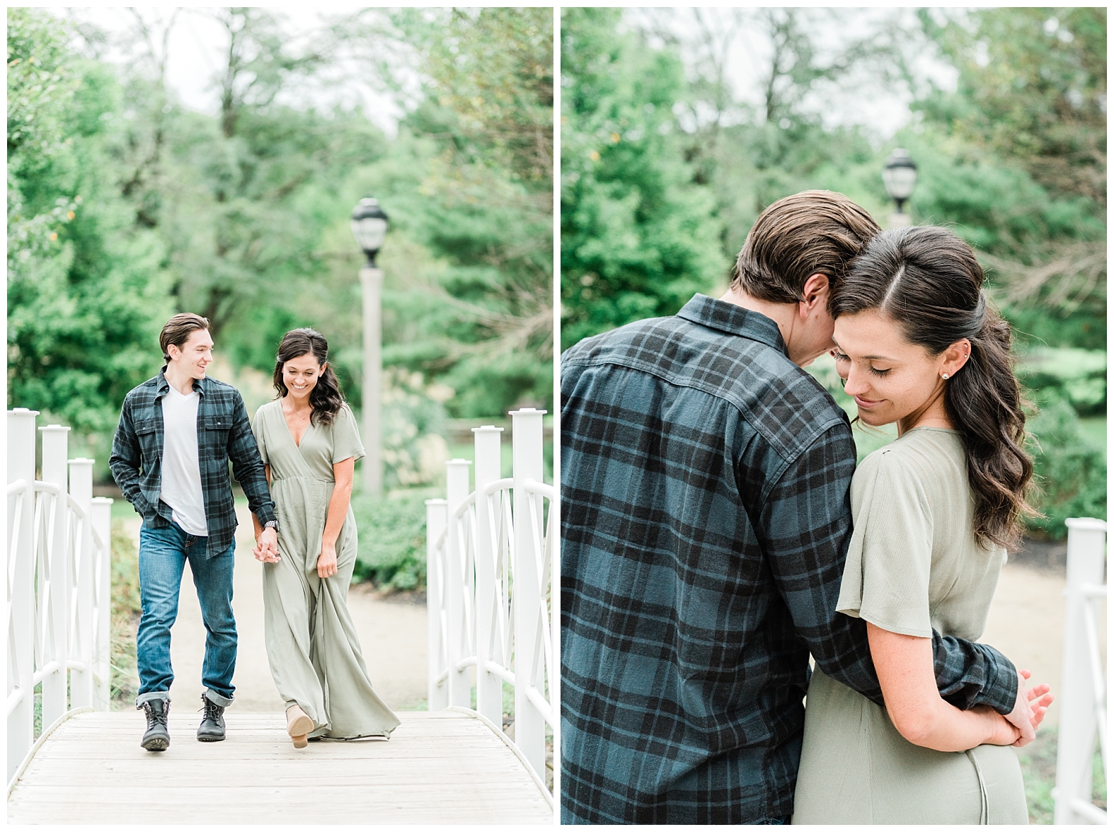  Engagement Session, Garden, NJ Wedding Photographer, Outdoor, Sayen Gardens, Natural, Bridge