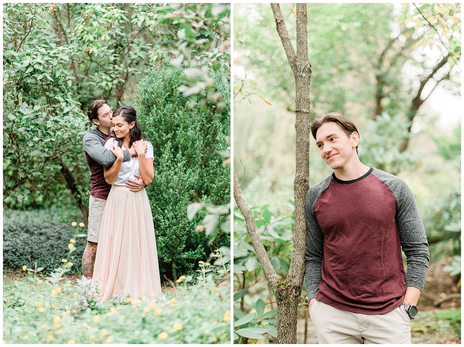 Adventure, Engagement Session, Garden, NJ Wedding Photographer, Outdoor, Sayen Gardens, Woods