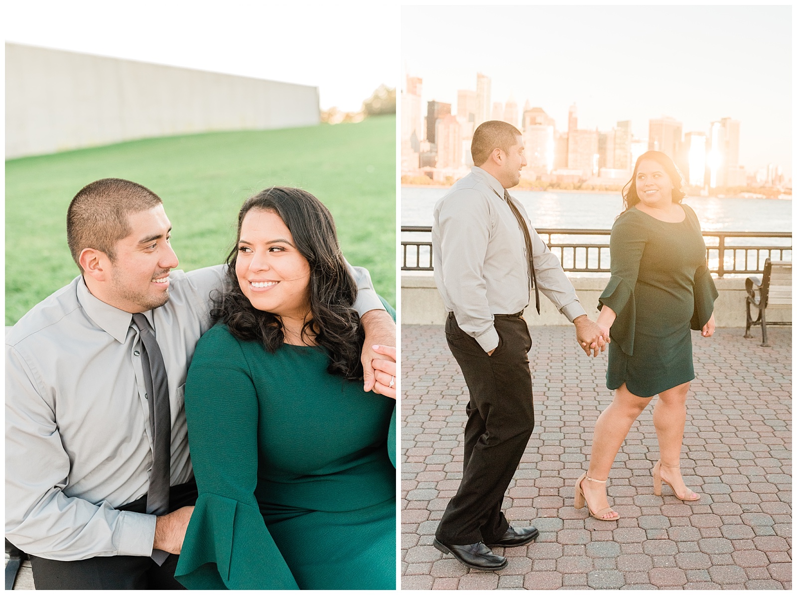 Engaged,Engagement Session,Jersey City,Liberty State Park,NJ,Wedding Photographer,