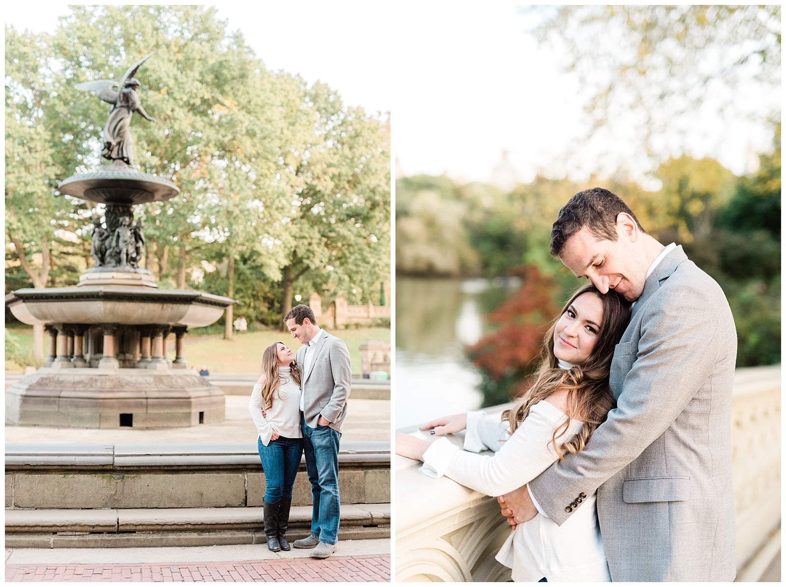 Bethesda Fountain,Central Park,City,Engagement Session,Fall,NYC,Nature,New York,Wedding Photographer,