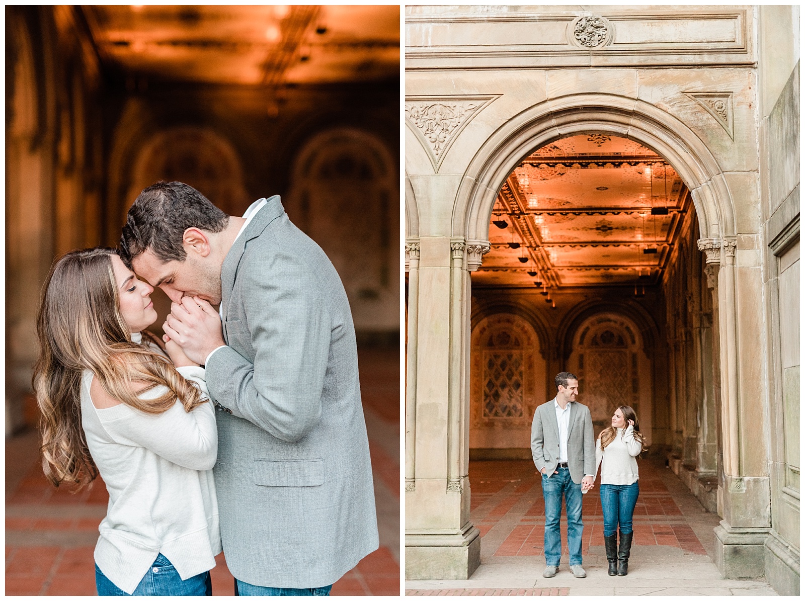 Bethesda Terrace,Central Park,City,Engagement Session,Fall,NYC,Nature,New York,Wedding Photographer,