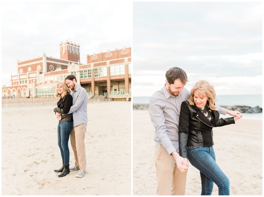 Asbury Park, Engagement Session, NJ Engagement, New Jersey Wedding Photographer, Boardwalk, Beach, 