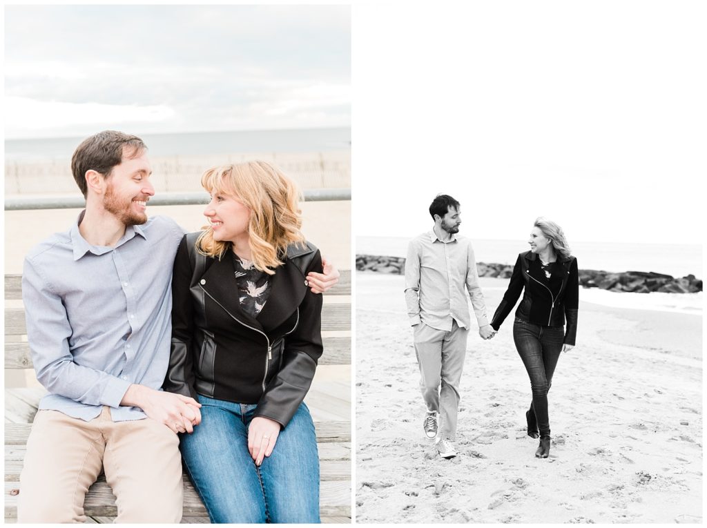Asbury Park, Engagement Session, NJ Engagement, New Jersey Wedding Photographer, Boardwalk, Beach, 