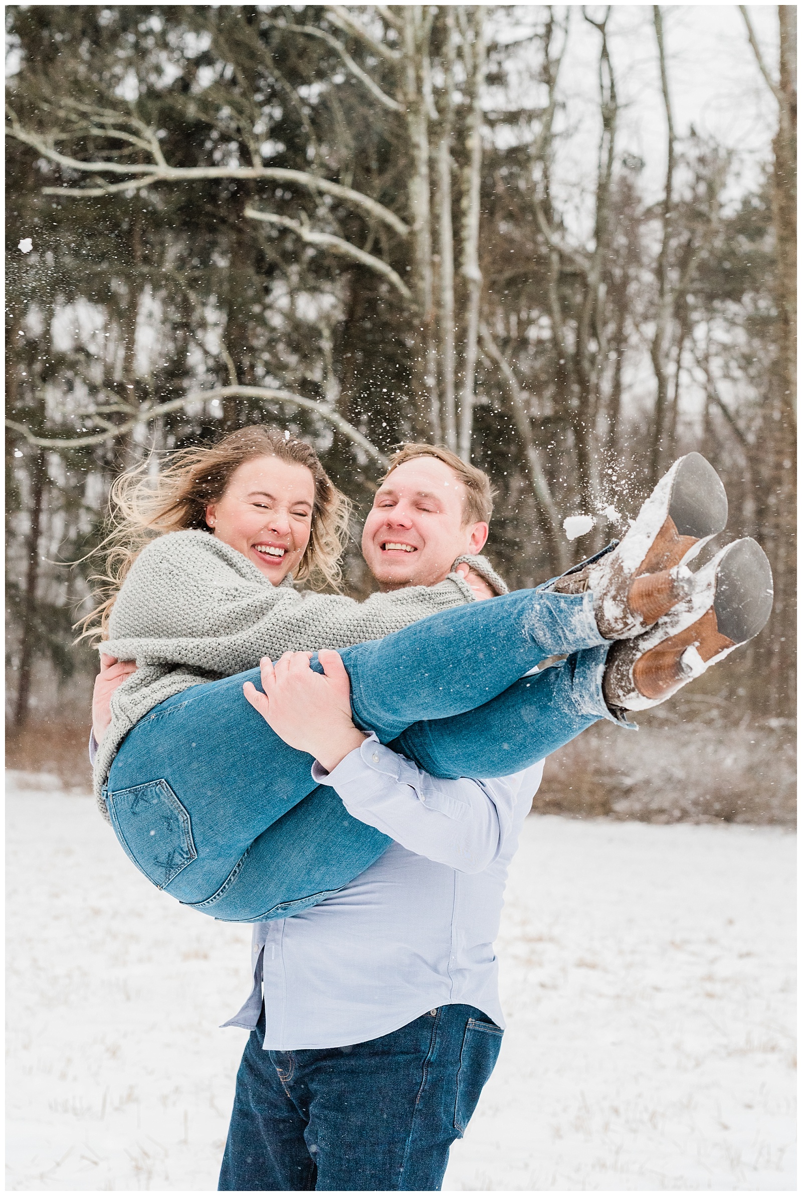 New Jersey Engagement Session, Snowy, Winter, Cozy, Session, Wedding Photographer, Cross Estate Gardens, Snow, Wintry, Light and Airy, Free, Fun, Wild, Joyful, Lift