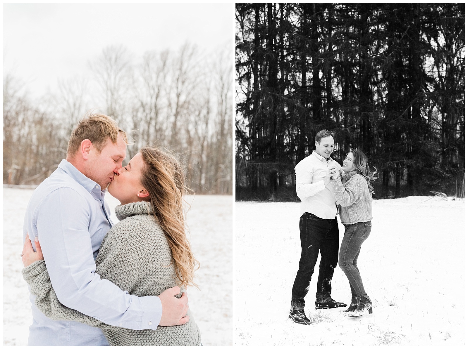 New Jersey Engagement Session, Snowy, Winter, Cozy, Session, Wedding Photographer, Cross Estate Gardens, Snow, Wintry,
