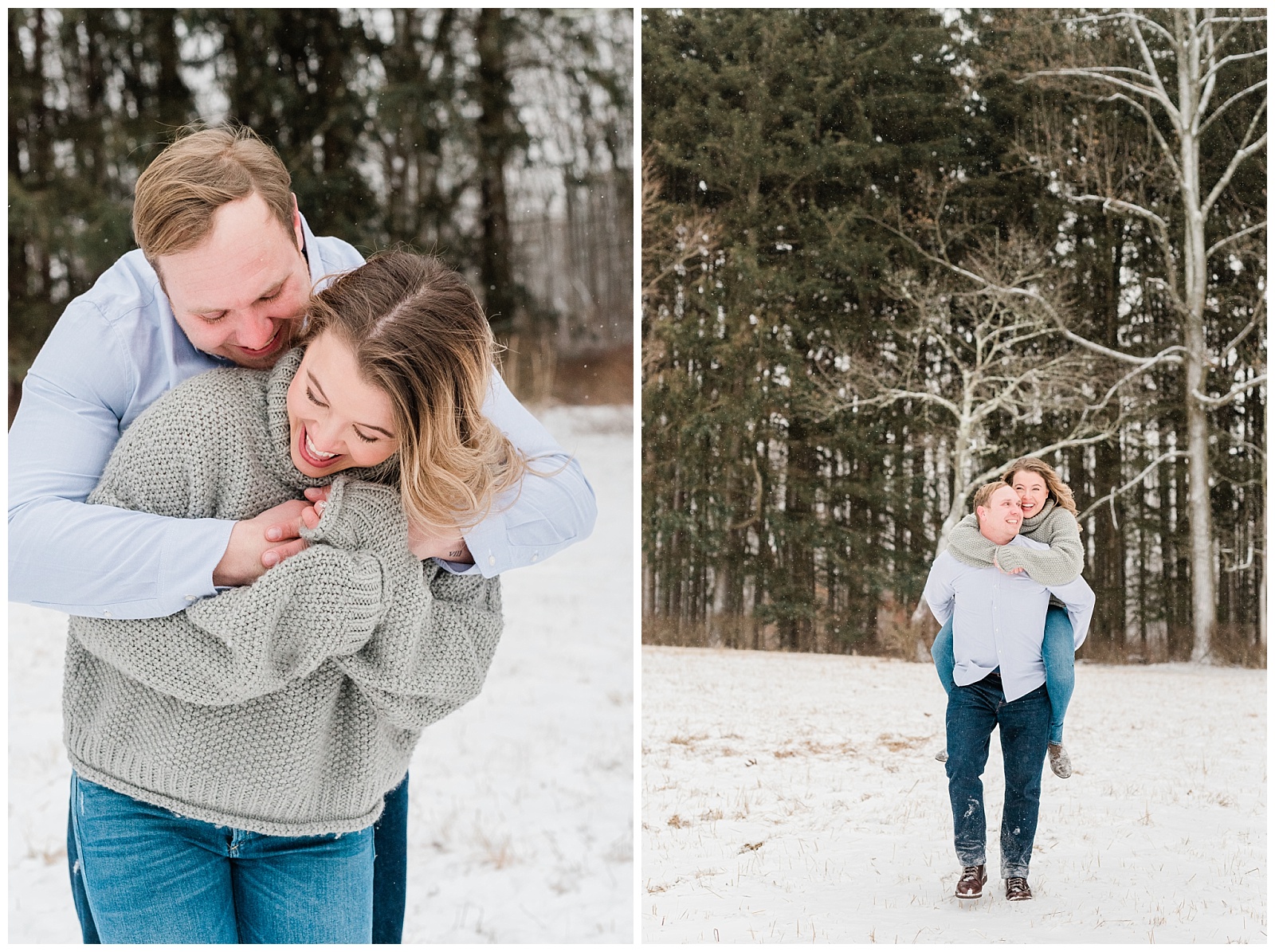 New Jersey Engagement Session, Snowy, Winter, Cozy, Session, Wedding Photographer, Cross Estate Gardens, Snow, Wintry, Light and Airy