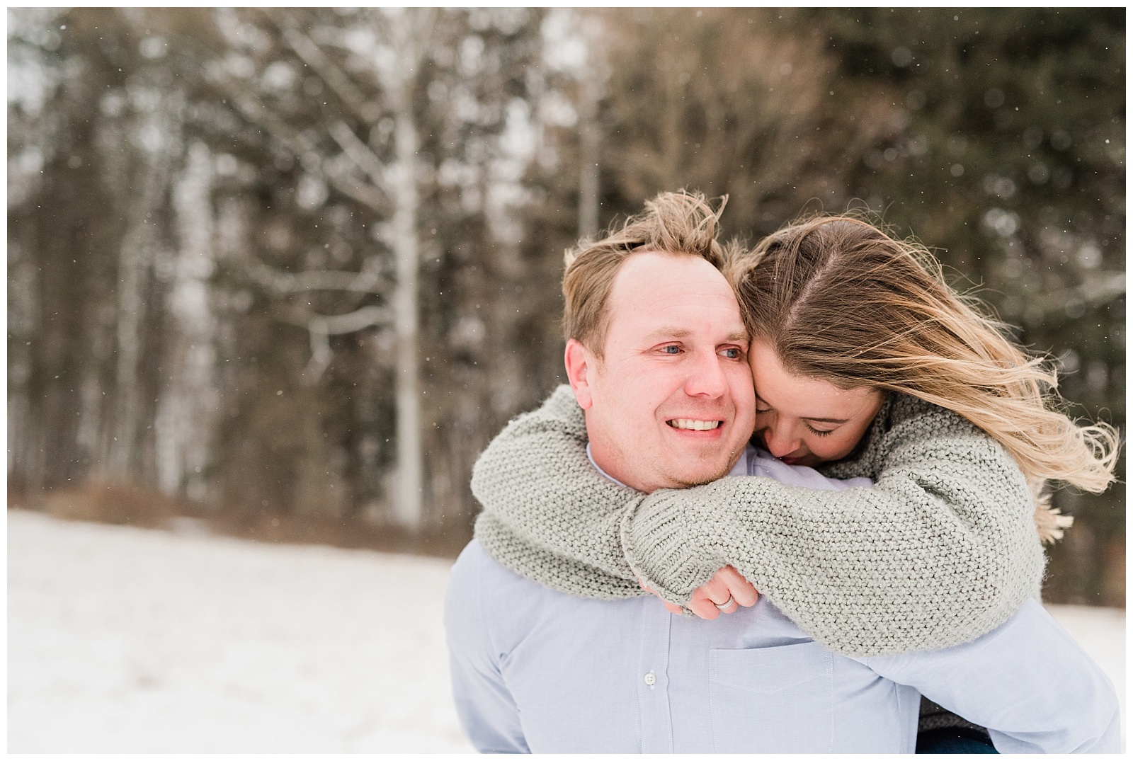 New Jersey Engagement Session, Snowy, Winter, Cozy, Session, Wedding Photographer, Cross Estate Gardens, Snow, Wintry, Light and Airy, Snuggle