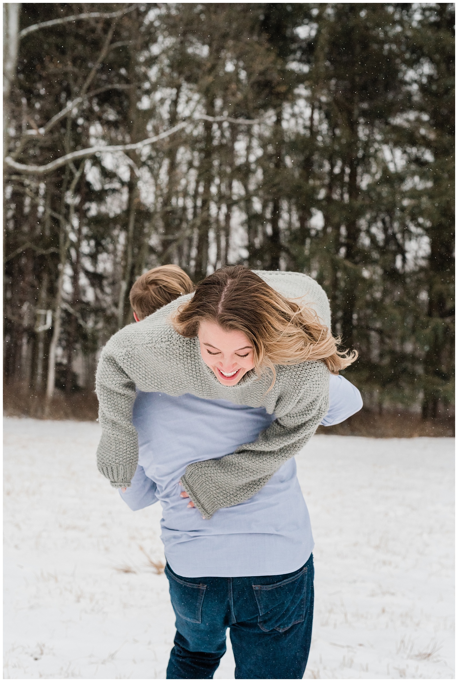 New Jersey Engagement Session, Snowy, Winter, Cozy, Session, Wedding Photographer, Cross Estate Gardens, Snow, Wintry, Light and Airy
