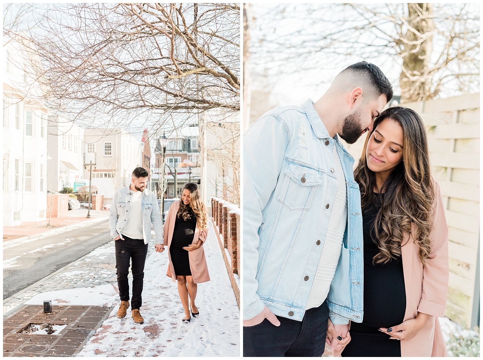 Maternity Session, Family, Baby, New Parents, Maternity Shoot, Pregnant, Pregnancy Photos, New Jersey, Photographer, Haddonfield, NJ, Haddon Heights, Town, Snowy, Winter,