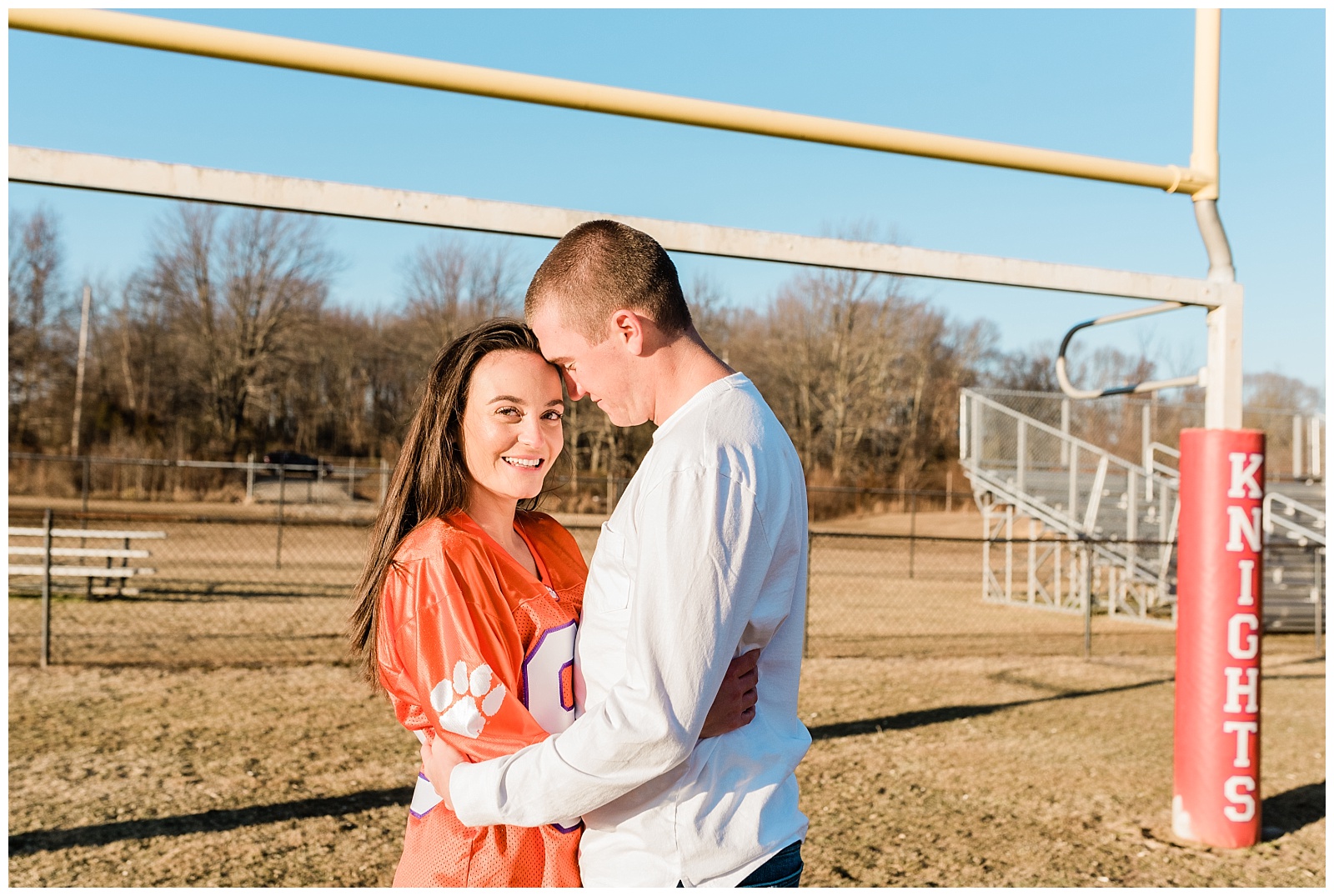 New Jersey, Engagement Session, Wedding Photographer, NFL, Coach, LA Chargers, Football, Athletic, Sporty, Jersey