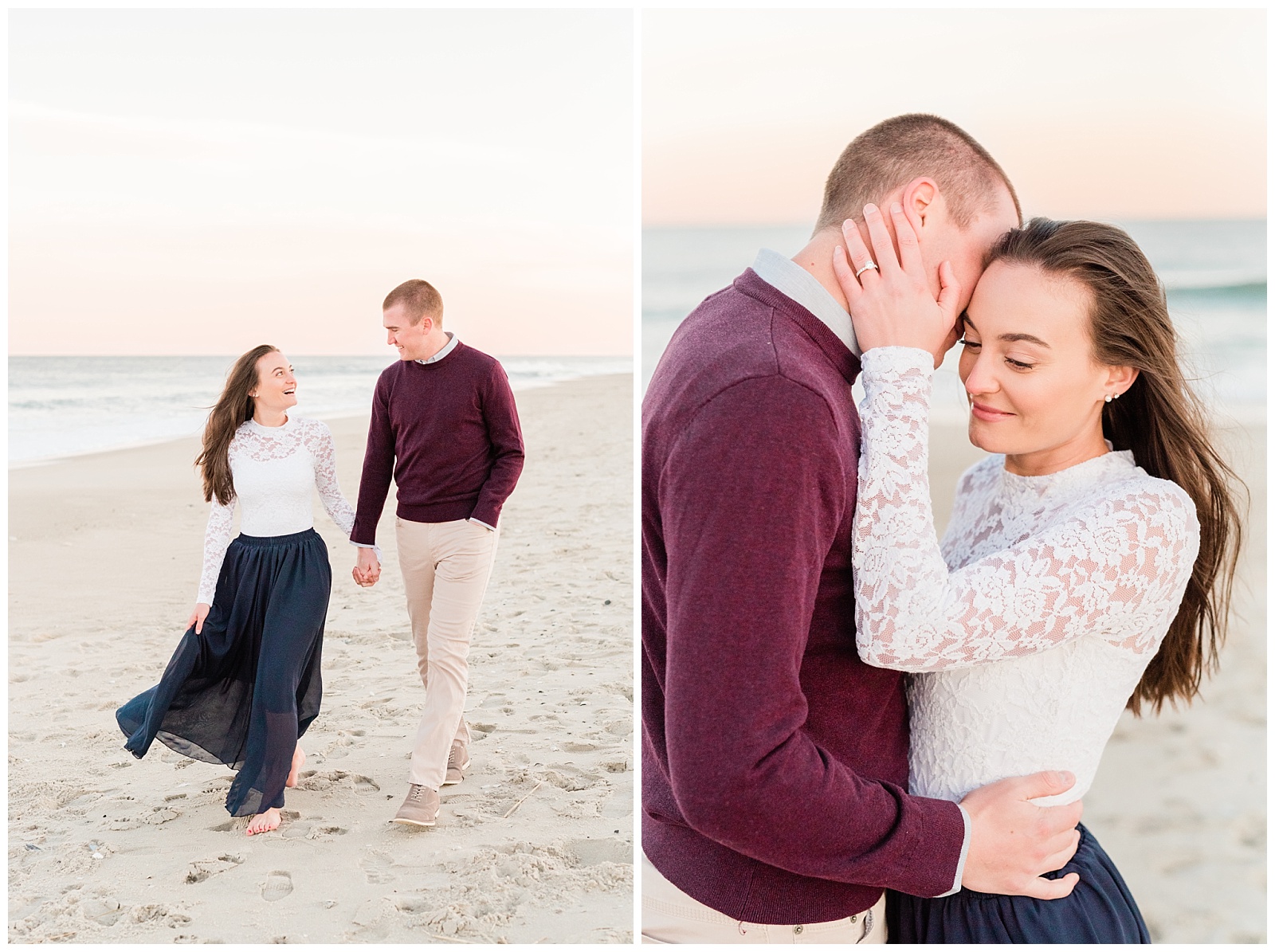 New Jersey, Engagement Session, Wedding Photographer, Beach, Sunset, Shore,