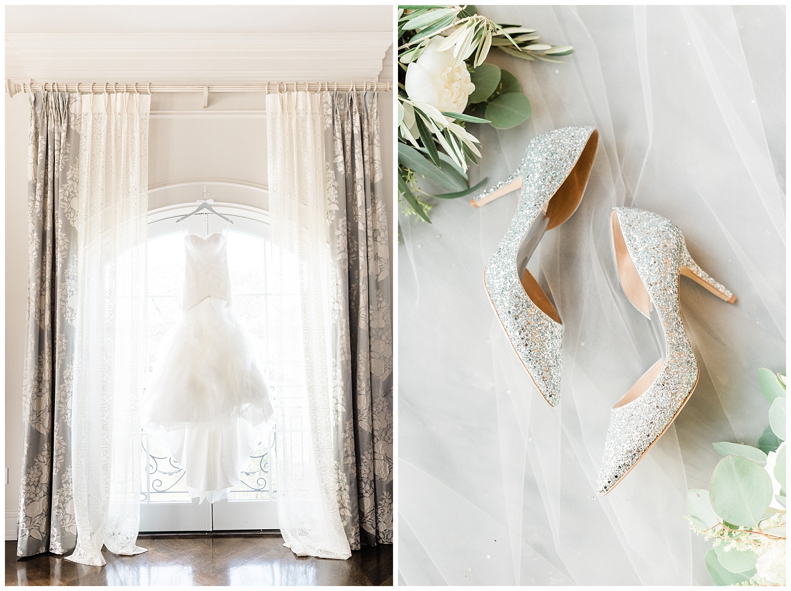 Park Chateau Wedding, Photographer, New Jersey, NJ Winter, Wedding Dress, Badgley Mischka Shoes