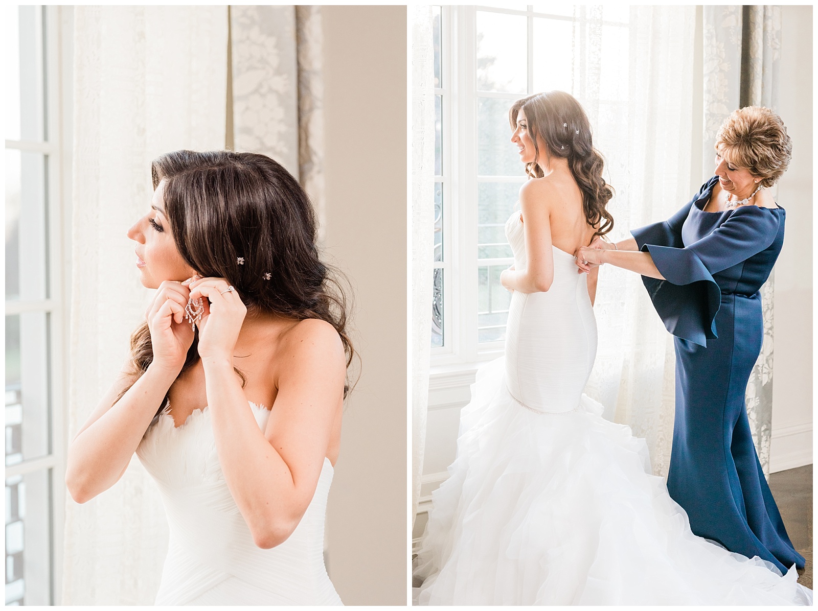 Park Chateau Wedding, Photographer, New Jersey, NJ, Winter, Bride Preparation, Dress