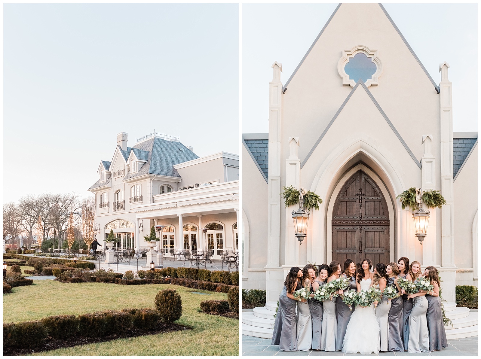 Park Chateau Wedding, Photographer, New Jersey, NJ, Winter, Bridal Party, Bridesmaids