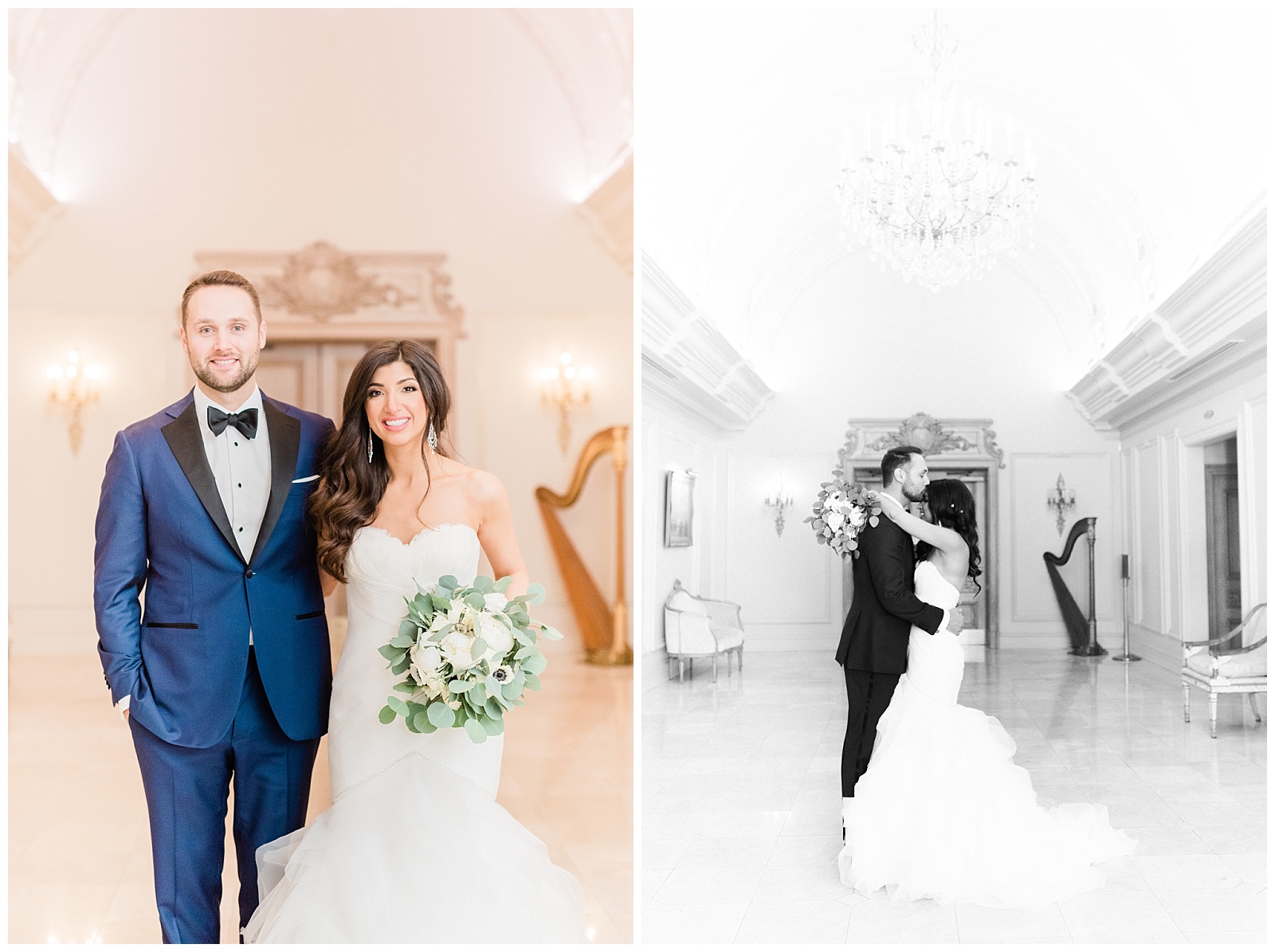 Park Chateau Wedding, Photographer, New Jersey, NJ, Winter, Bride and Groom Portraits, Light and Airy