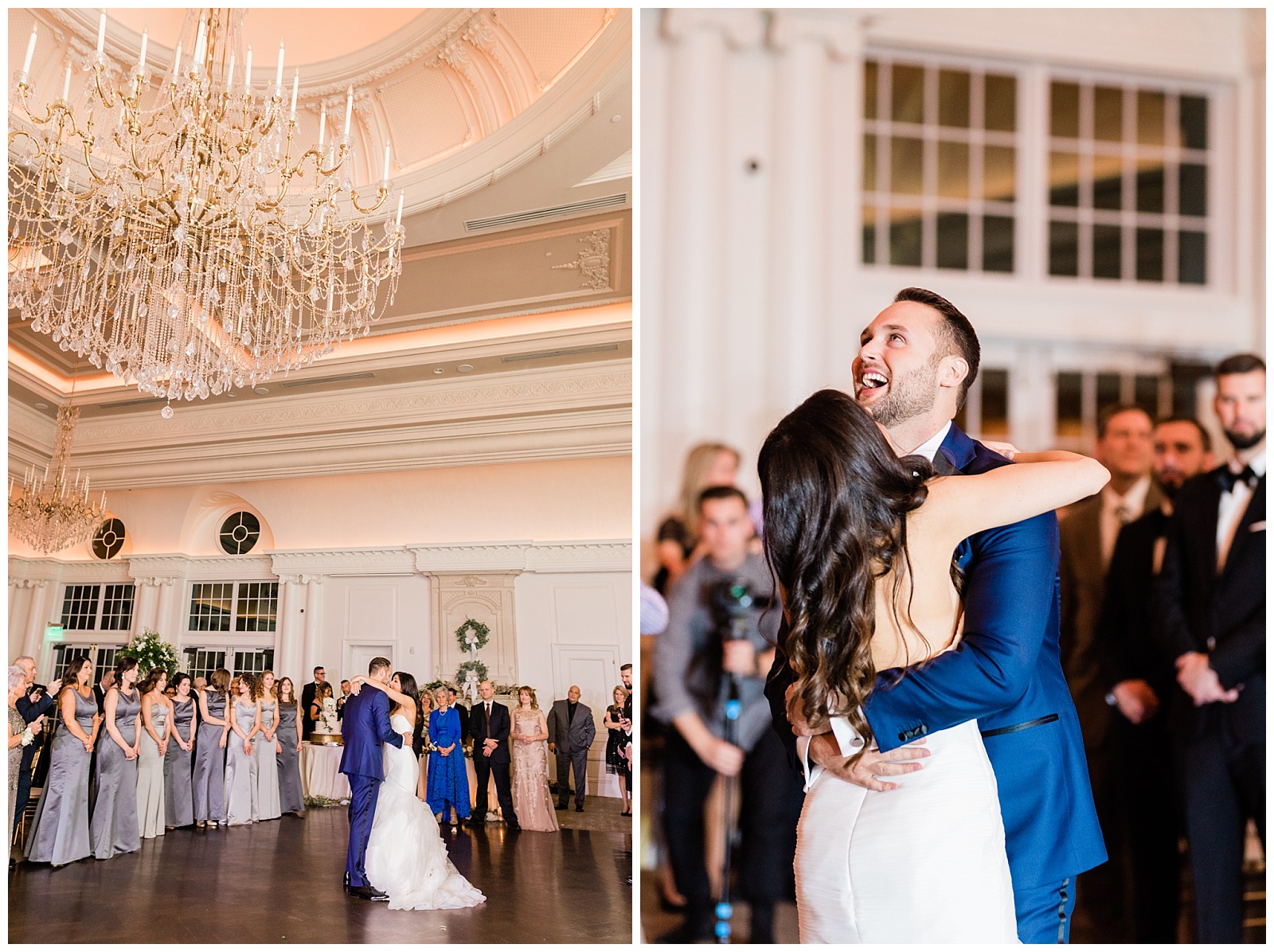 Park Chateau Wedding, Photographer, New Jersey, NJ, Winter, Reception, Ballroom, First Dance, Bride and Groom