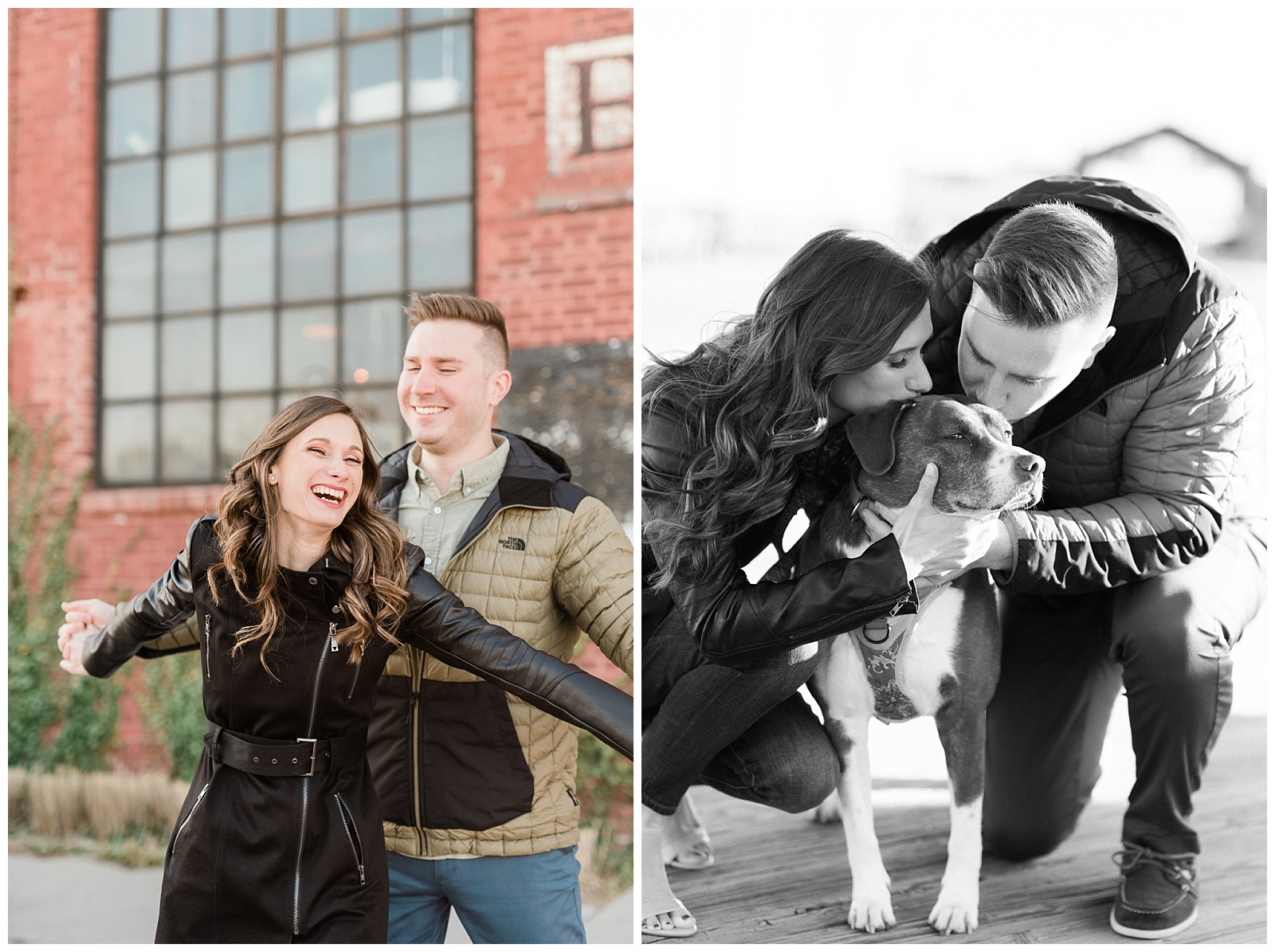 New Jersey, Engagement Session, Asbury Park, NJ, Wedding Photographer, Springtime, Dog