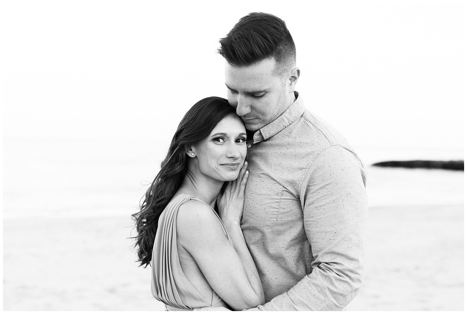 New Jersey, Engagement Session, Asbury Park, NJ, Wedding Photographer, Springtime, Light and Airy, Golden Hour, Movement, Black and white