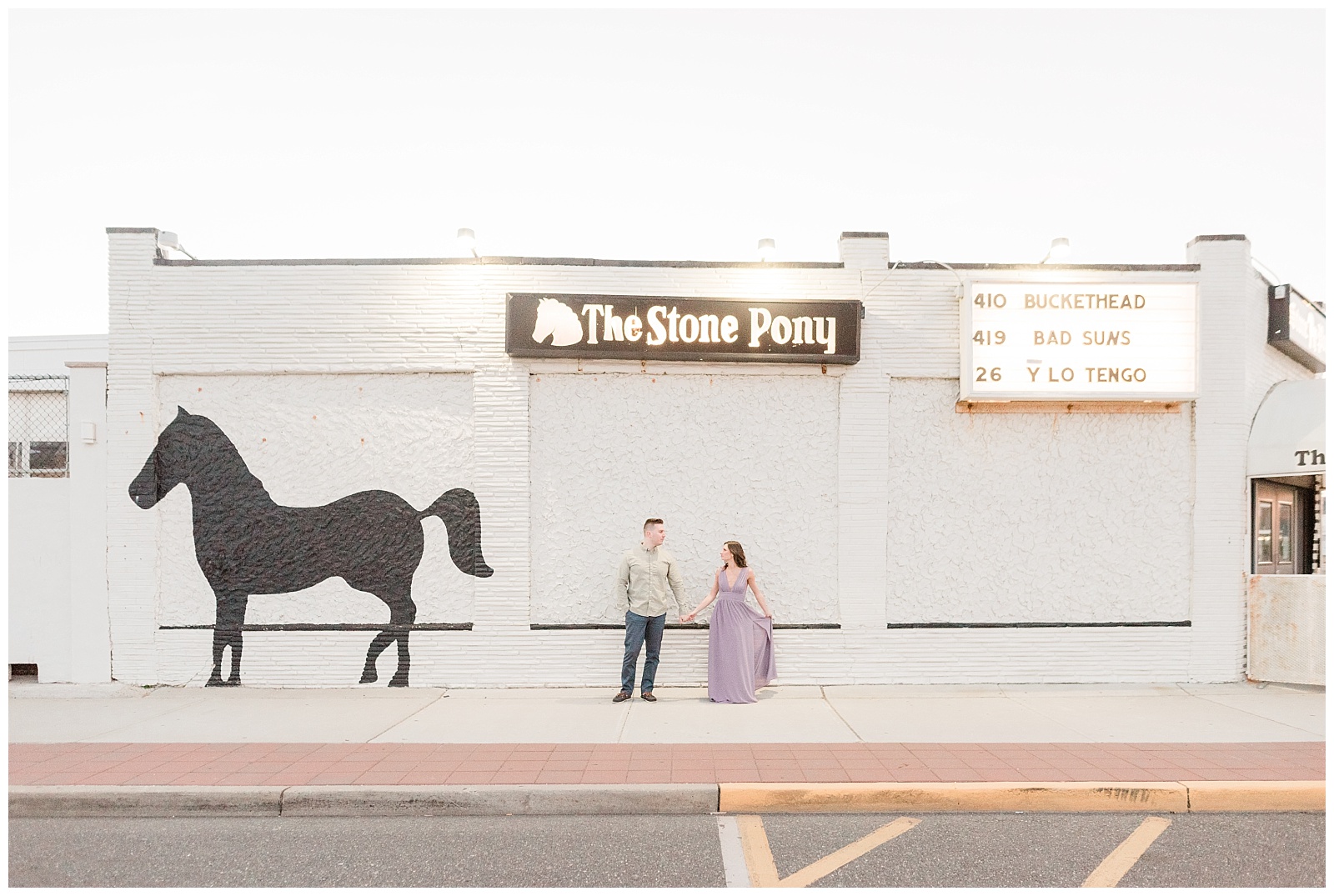 New Jersey, Engagement Session, Asbury Park, NJ, Wedding Photographer, Springtime, Light and Airy, Golden Hour, Stone Pony, Iconic