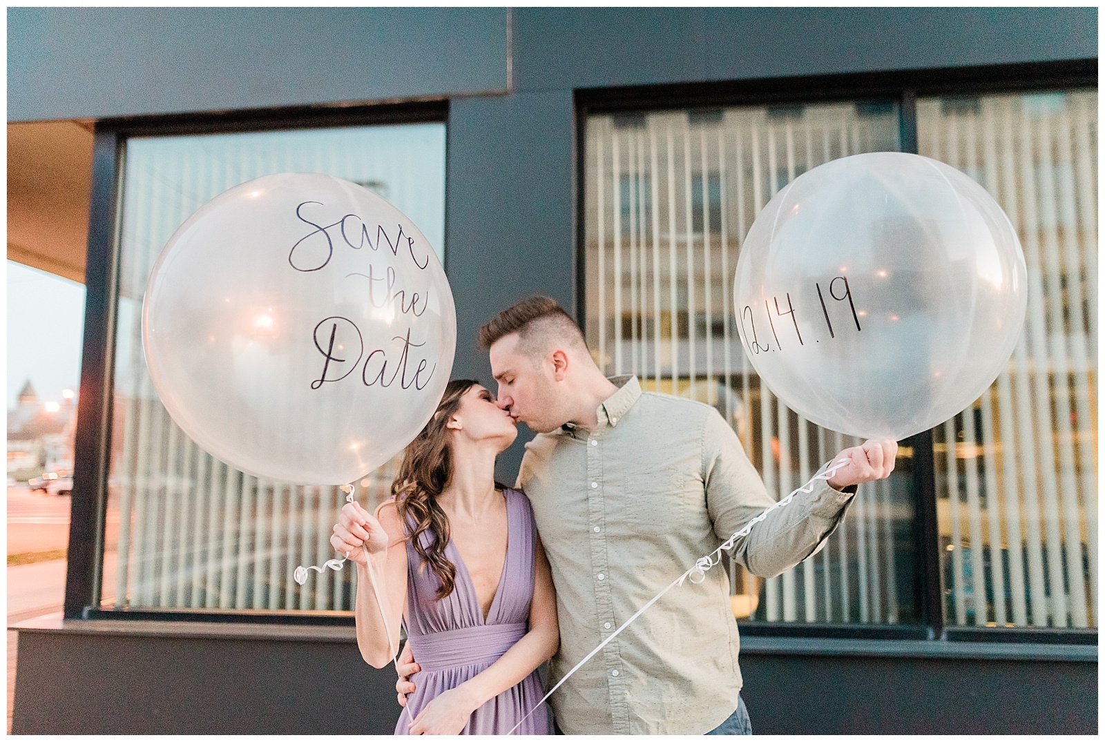 New Jersey, Engagement Session, Asbury Park, NJ, Wedding Photographer, Springtime, Light and Airy, Golden Hour, Save the Date, Balloons