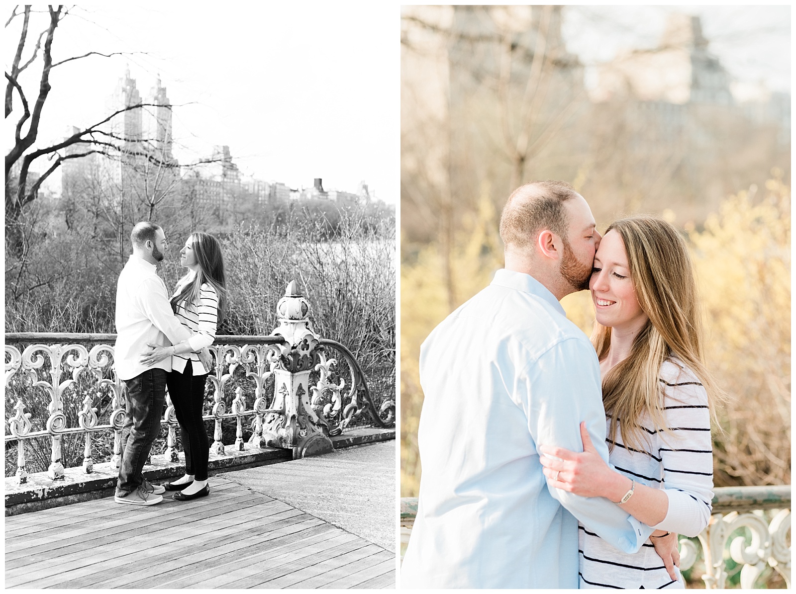 Central Park, NYC engagement session, springtime, wedding photographer, New York,