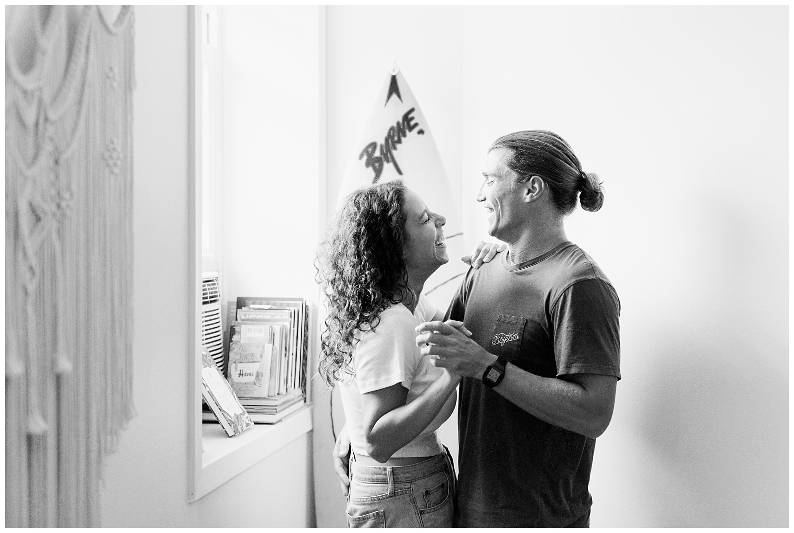 Bradley Beach InHome & Beach Engagement Thiana & Brendan