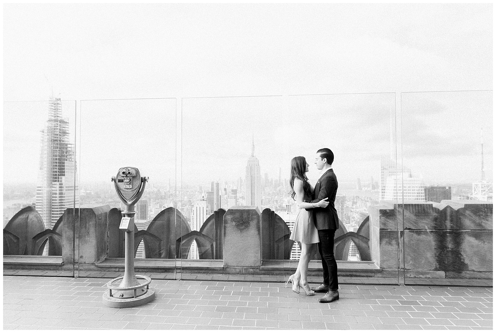 New York City Public Library & Top of the Rock Engagement | Nicole ...
