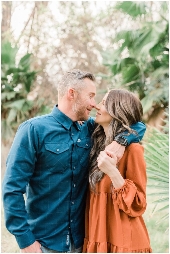 Light and airy southern California engagment photos in Riverside California.