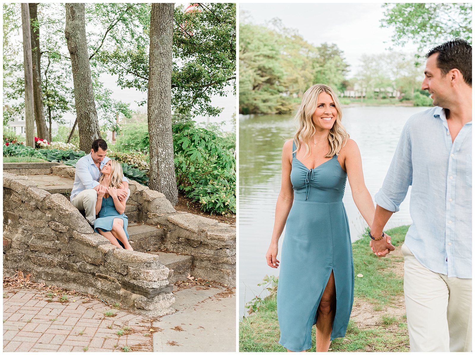 Spring Lake & Sea Girt Engagement Session Justine & Tony