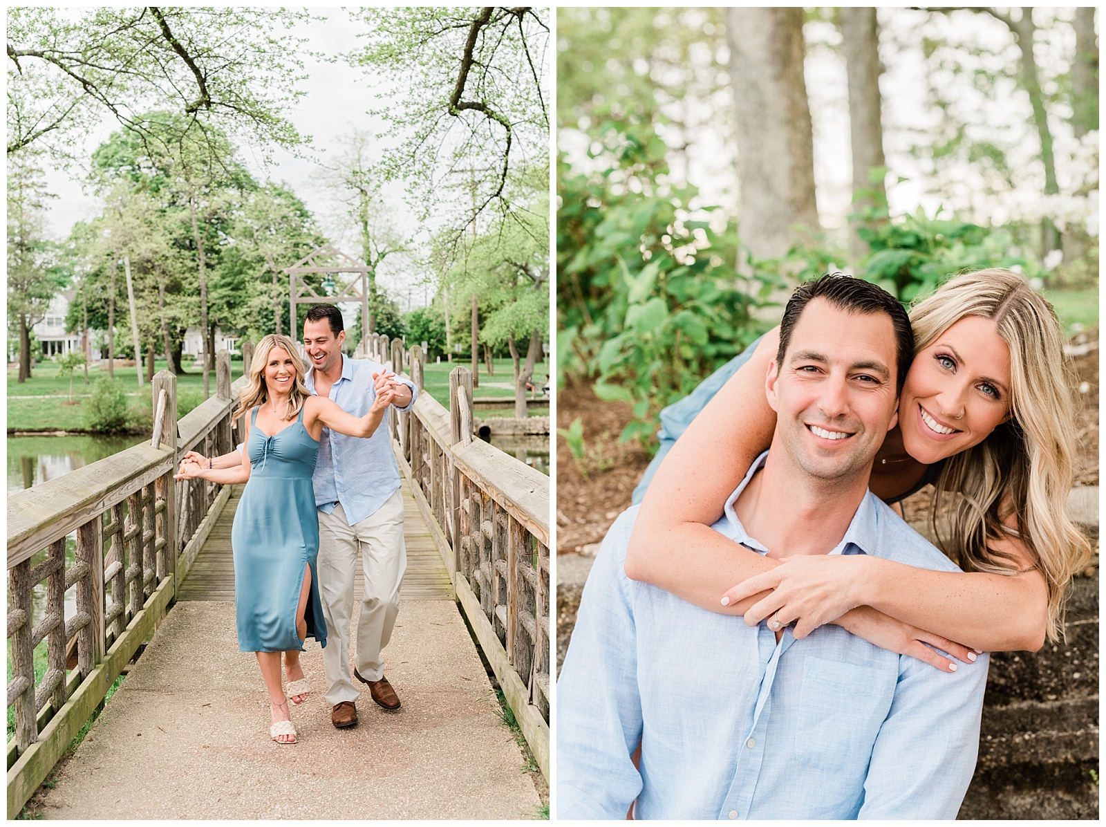Spring Lake & Sea Girt Engagement Session Justine & Tony