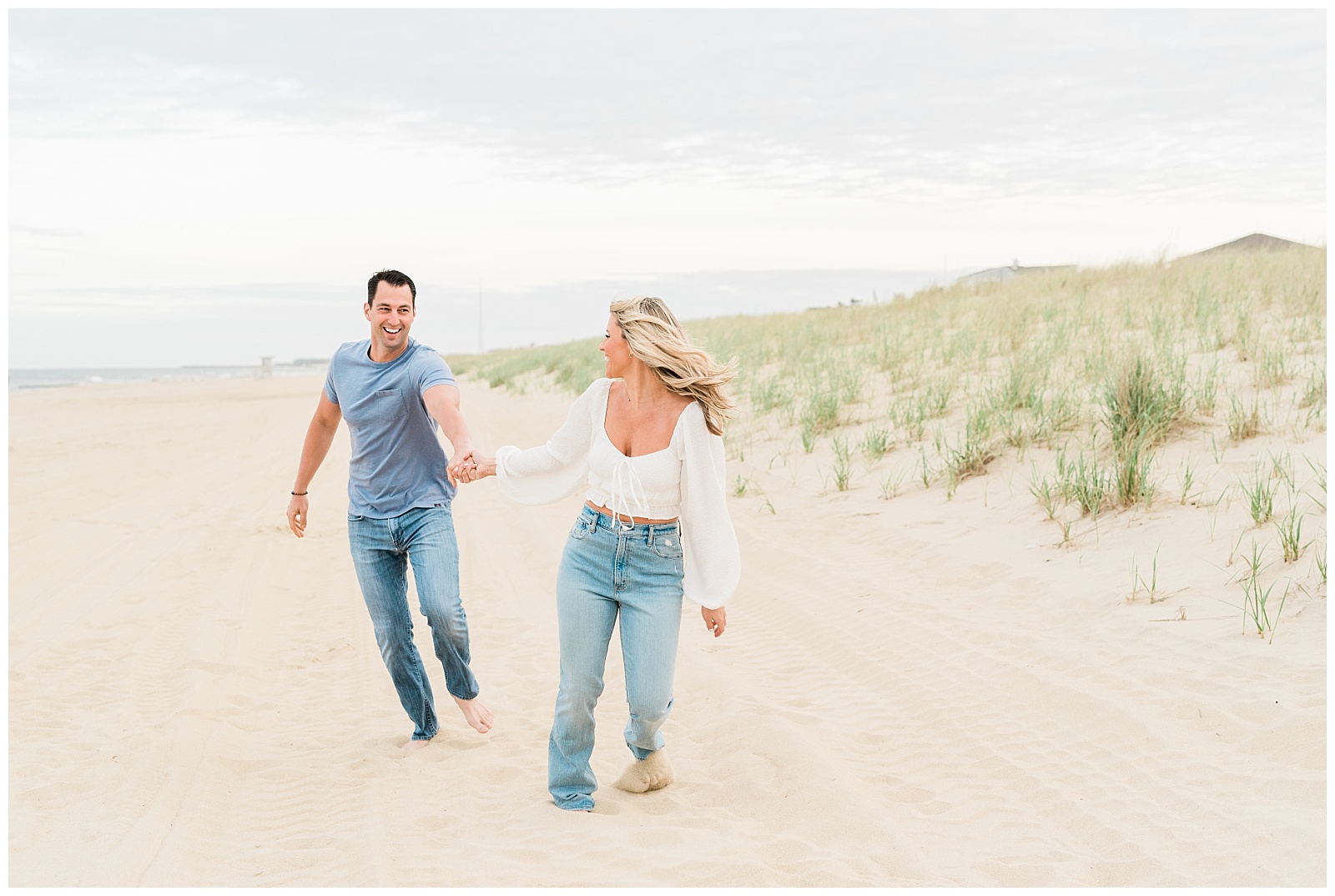 Spring Lake & Sea Girt Engagement Session Justine & Tony
